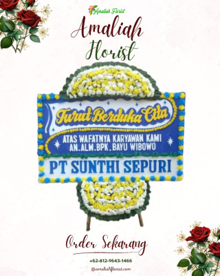 Papan Bunga Duka di Banjarbaru Selatan